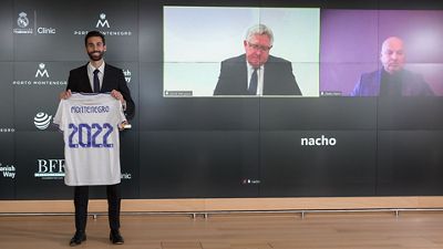 Arbeloa presenta los clínics de la Fundación Real Madrid en Porto Montenegro