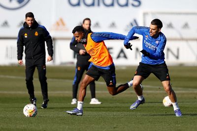 entrenamiento del real madrid