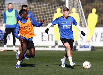 entrenamiento del real madrid