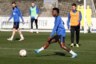 entrenamiento del real madrid