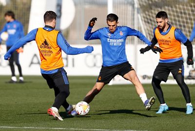 entrenamiento del real madrid