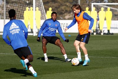 entrenamiento del real madrid