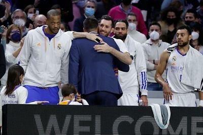 clinic de laso con los equipos de la cantera del real madrid