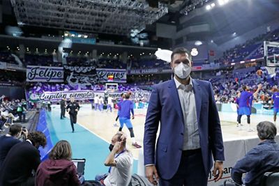 clinic de laso con los equipos de la cantera del real madrid