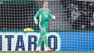 Lunin, baja de última hora en la convocatoria