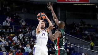 El Real Madrid, más líder tras su exhibición ante el Unics Kazan