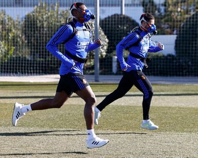 entrenamiento del real madrid