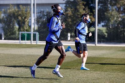 entrenamiento del real madrid