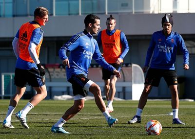entrenamiento del real madrid