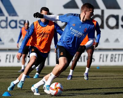 entrenamiento del real madrid
