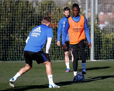 entrenamiento del real madrid