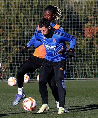entrenamiento del real madrid