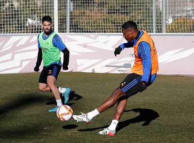 entrenamiento del real madrid