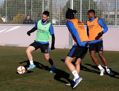 entrenamiento del real madrid