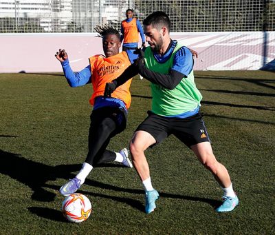 entrenamiento del real madrid