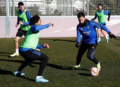 entrenamiento del real madrid