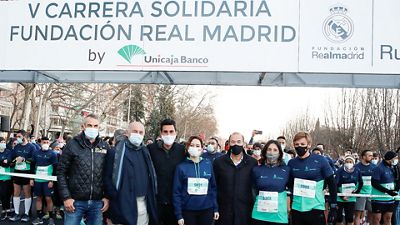 Éxito de la V Carrera Solidaria Fundación Real Madrid by Unicaja Banco
