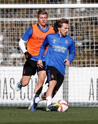entrenamiento del real madrid