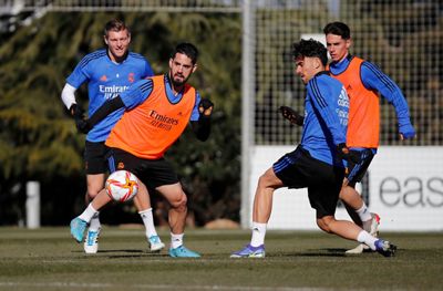entrenamiento del real madrid