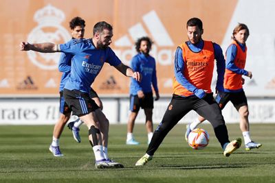 entrenamiento del real madrid