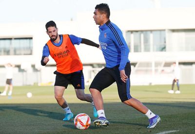 entrenamiento del real madrid
