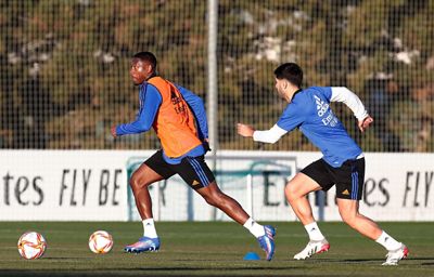 entrenamiento del real madrid