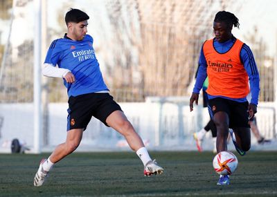 entrenamiento del real madrid