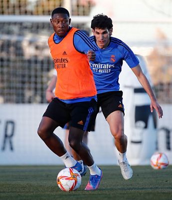 entrenamiento del real madrid