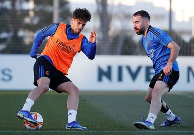 entrenamiento del real madrid