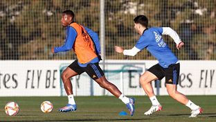 Último treino antes de visitar San Mamés