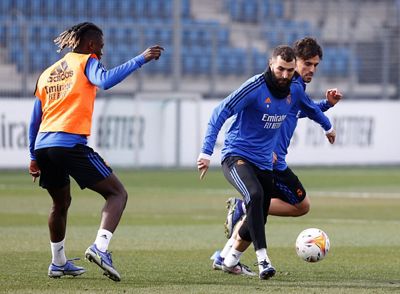 entrenamiento del real madrid