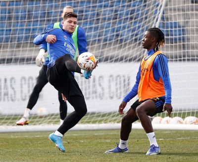 entrenamiento del real madrid