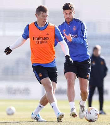 entrenamiento del real madrid