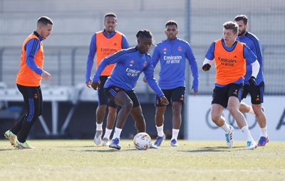 entrenamiento del real madrid