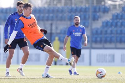 entrenamiento del real madrid