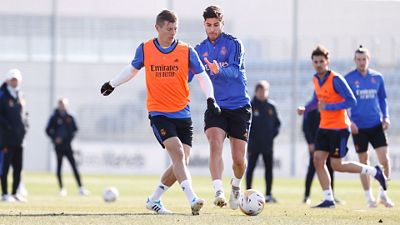 Último treino antes do jogo contra o Granada