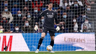 Courtois chega às 100 vitórias no Real Madrid