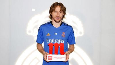 Modrić, Jogador Cinco Estrellas Mahou de Janeiro