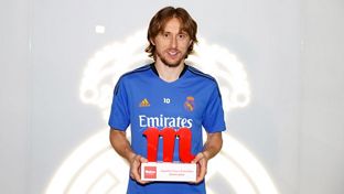 Modrić, Jogador Cinco Estrellas Mahou de Janeiro