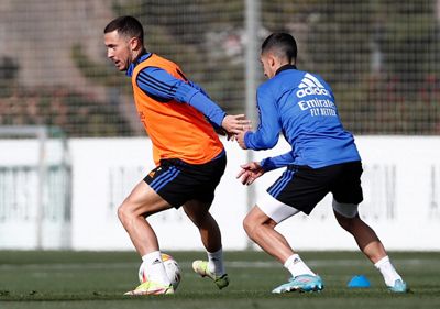 entrenamiento del real madrid