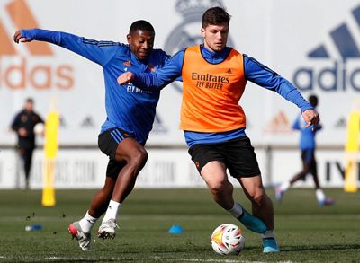 entrenamiento del real madrid