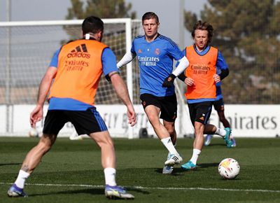 entrenamiento del real madrid