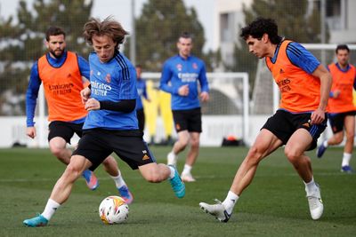entrenamiento del real madrid