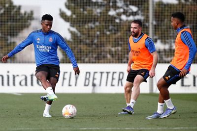 entrenamiento del real madrid