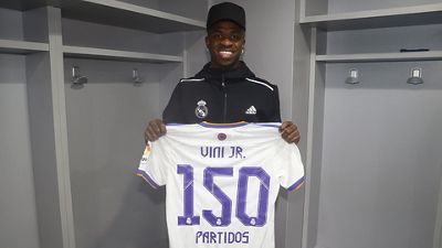 Vini Jr.: 150 partidos con el Real Madrid