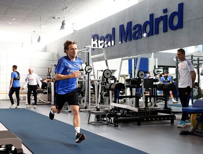entrenamiento del real madrid