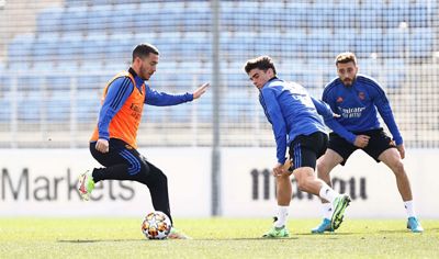 entrenamiento del real madrid