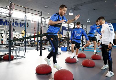 entrenamiento del real madrid