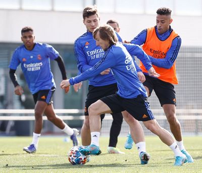 entrenamiento del real madrid
