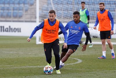 entrenamiento del real madrid